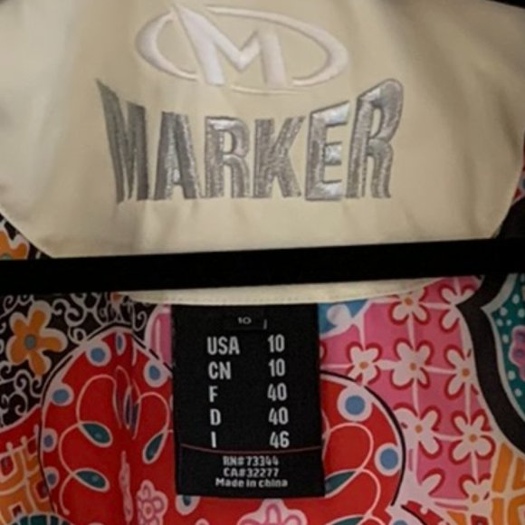 Marker Ski Jacket, Cream, Women's US 10 - Picture 3 of 13